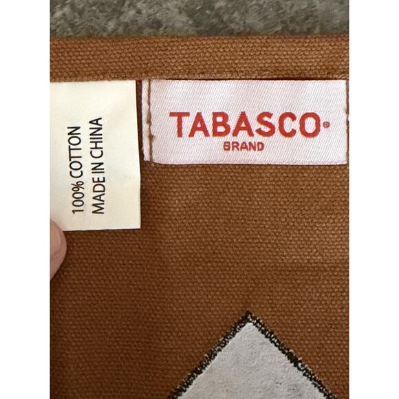 Tabasco Apron One Size Adjustable Straps Chef BBQ Grilling Pocket Kitchen - Picture 6 of 8